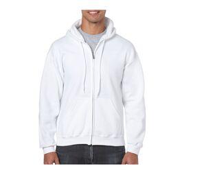 Gildan GN960 - Heavy Blend Adult Full Zip Hooded Sweatshirt White