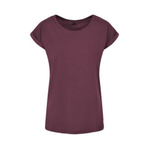 Build Your Brand BY021 - Ladies Extended Shoulder Tee