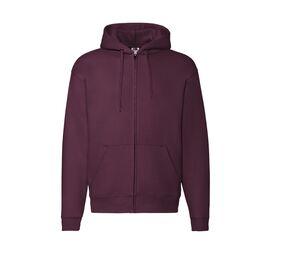 Fruit of the Loom SC274 - Zip Hooded Sweat (62-034-0) Burgundy