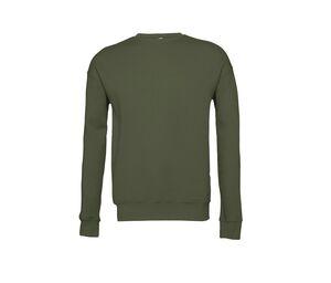 Bella + Canvas BE3945 - Unisex crew neck sweatshirt Military Green