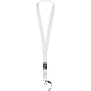 PF Concept 102508 - Sagan phone holder lanyard with detachable buckle White