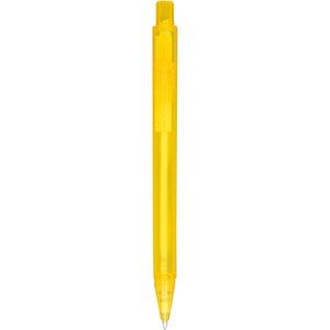 PF Concept 210354 - Calypso frosted ballpoint pen Frosted yellow