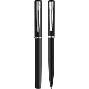 Waterman 107752 - Waterman Allure ballpoint and rollerball pen set Solid Black