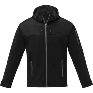 Elevate Life 38327 - Match men's softshell jacket Solid Black