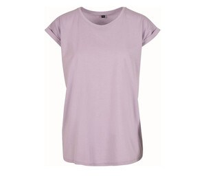 Build Your Brand BY021 - Ladies Extended Shoulder Tee Lilac