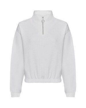 AWDIS JH037 - WOMENS CROPPED 1/4 ZIP SWEAT