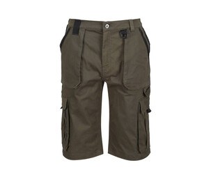 REGATTA RGJ535 - Water-repellent multi-pocket shorts Khaki