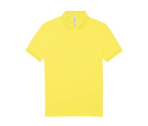 B&C BCU424 - Short-sleeved fine piqué poloshirt