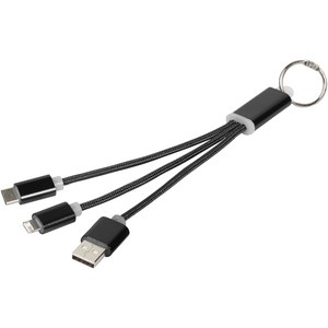 PF Concept 134961 - Metal 3-in-1 charging cable with keychain