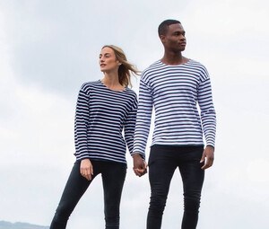 MANTIS MT136 - Long sleeve stripped T